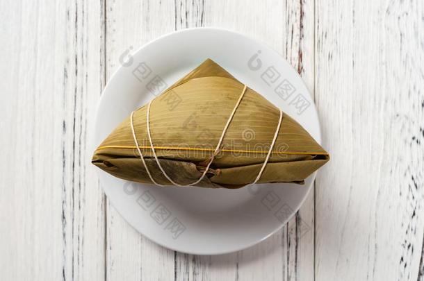 传统的中国人粽子为龙小船节日