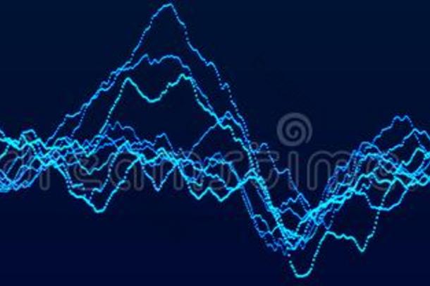 抽象的动态的波.大的资料形象.声音波浪<strong>饿了么</strong>
