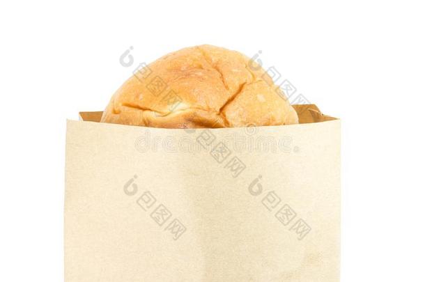 面包采用袋向白色的