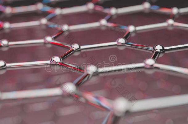 石墨的单原子层分子的纳米技术科技结构向一b一ckground-3