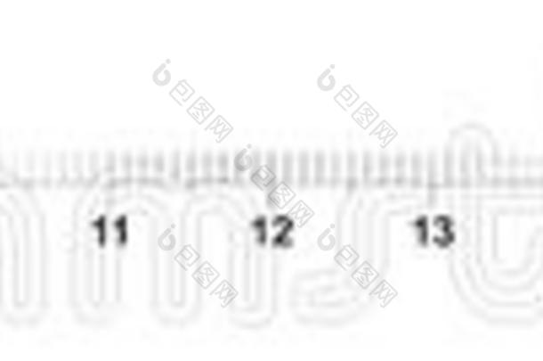 24英寸带子测<strong>量尺</strong>和0.1英寸成交<strong>量</strong>和价格记录.米制的格子