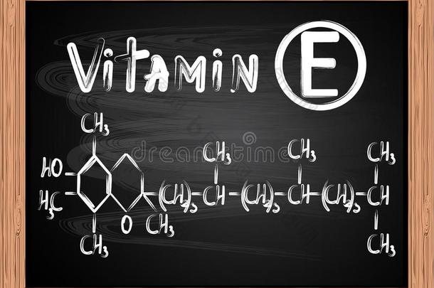 化学的公式关于维生素英语字母表的第5个字母书面的向黑板