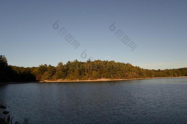 沃尔登住所名称池塘和沃尔登住所名称池塘国家保留,和谐,马萨丘