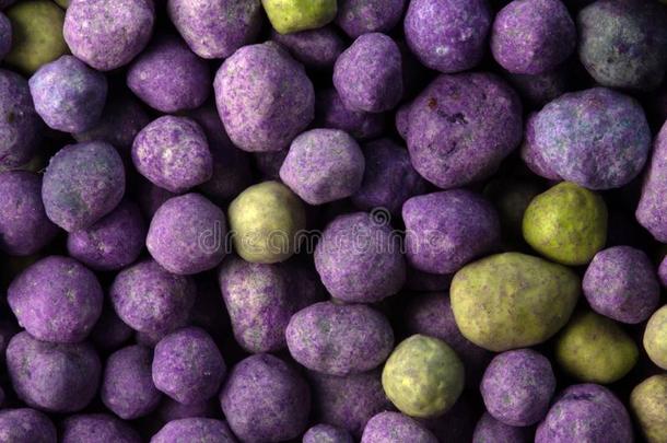 紫色的矿物肥料,持续很久的行动和微量元素,