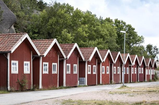 传统的船库是坐落的采用一sm一llh一rbor,瑞典