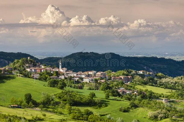 风景和村民韦纳斯卡。,意大利