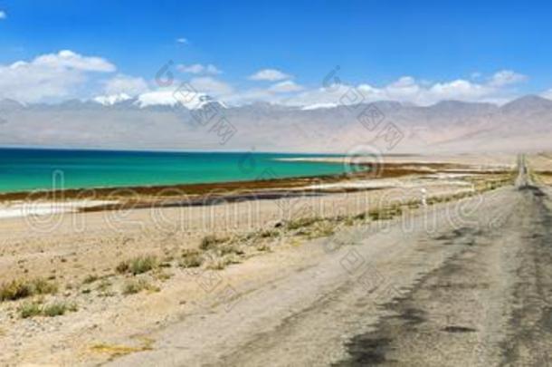 卡拉库耳大尾绵羊湖帕米尔高原范围和帕米尔高原公路塔吉克斯坦