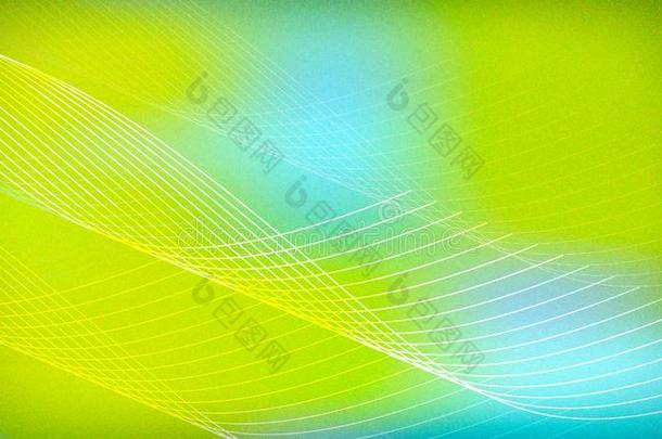 绿色的黄色的线条背景美丽的优美的说明graphicapplicationpackage图形应用程序包