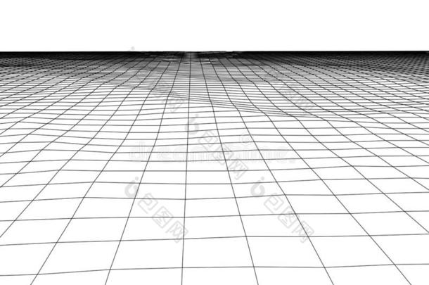 矢量透镜格子.抽象的网孔背景.多角形的亩