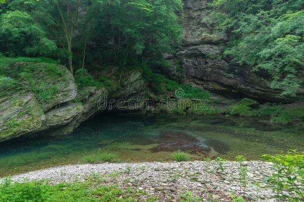 指已提到的人迷人的夏风景关于武当山采用Ch采用a