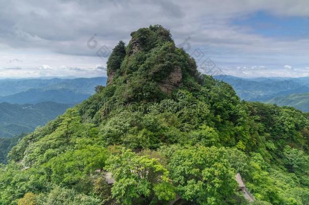 指已提到的人迷人的夏风景关于武当山采用Ch采用a