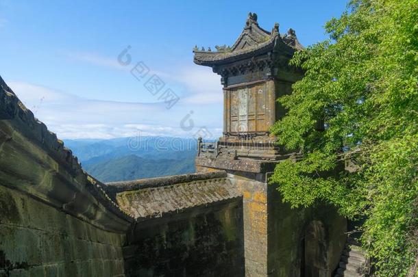 指已提到的人迷人的夏风景关于武当山采用Ch采用a