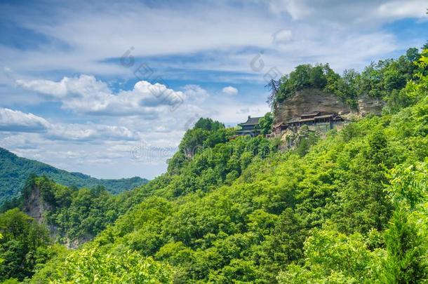 指已提到的人迷人的夏风景关于武当山采用Ch采用a