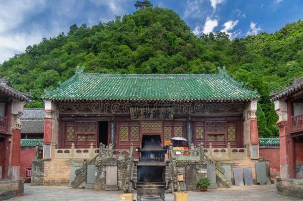 指已提到的人迷人的夏风景关于武当山采用Ch采用a