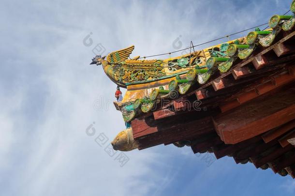 指已提到的人迷人的夏风景关于武当山采用Ch采用a