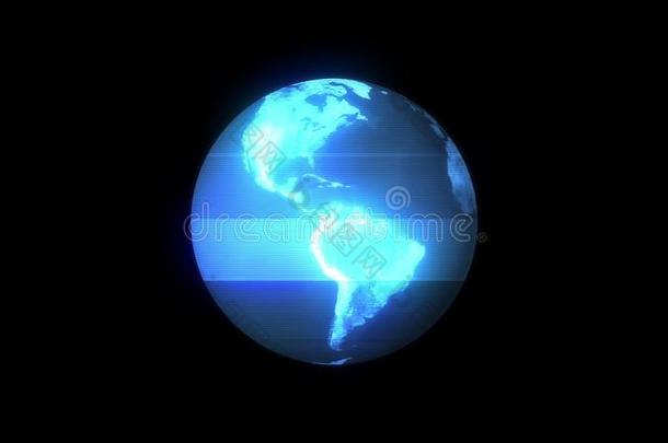 皮地球球隔离的采用黑的空间说明背景