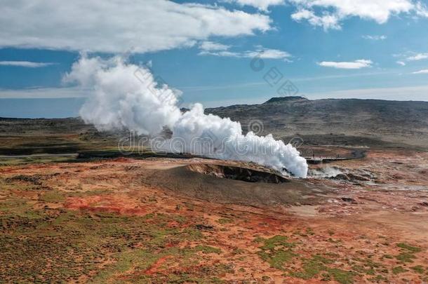 热的春地区采用雷恰内斯,甘努弗,冰岛.