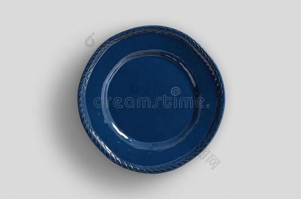 蓝色简单的现代的颜色盘子-简单的草图<strong>整套</strong>的餐具人名