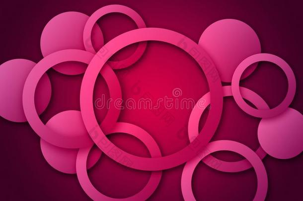 圆形的粉红色的-紫色的背景织地粗糙的壁纸设计