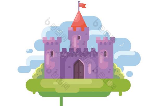 紫色的城堡岛