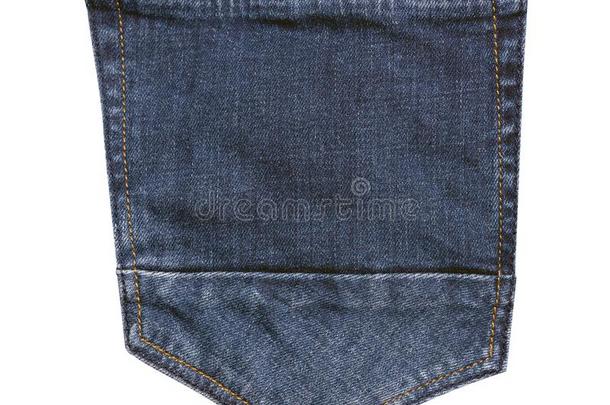 蓝色牛仔裤.详述关于酿酒的蓝色牛仔裤隔离的向白色的背