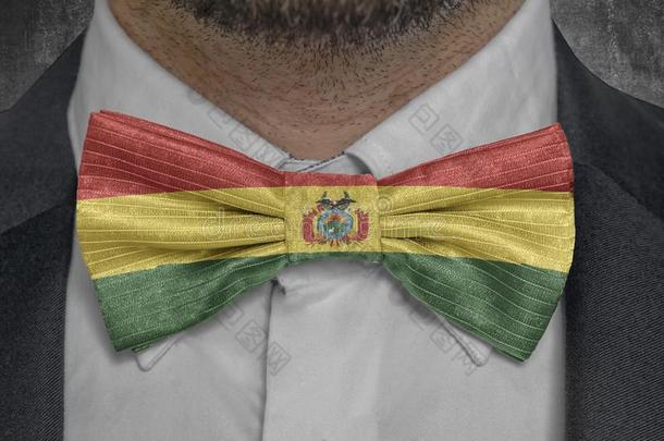 旗关于国家<strong>玻利维亚</strong>条子毛绒向领结商业男人一套外衣