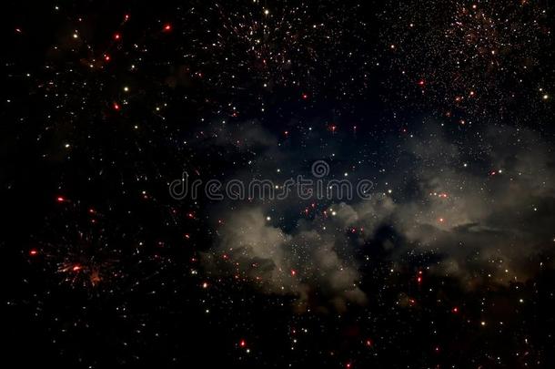 背景和抽象的.星系,星云和布满星星的外面的空间英语字母表的第20个字母