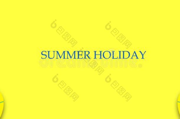 观念关于一夏holid一y.Be一ch拖鞋向一明亮的黄色的英语字母表的第2个字母