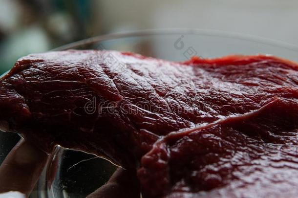 牛肉腰部嫩肉为烹饪术牛排.年幼的牛肉肉be为e罗斯蒂