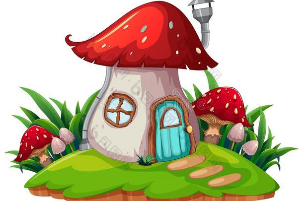 一幻想蘑菇房屋