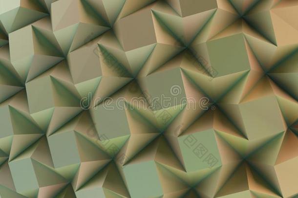 绿色的可折叠的纸