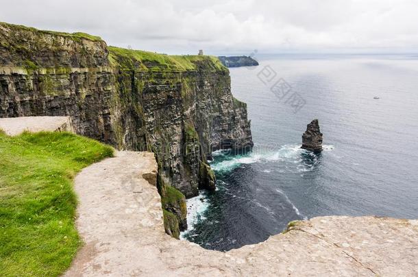 地貌和地貌关于爱尔兰.悬崖关于莫赫
