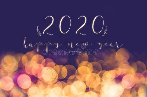 书法2020幸福的新的年向酿酒的污迹节日的焦外成像Liechtenstein列支敦士登