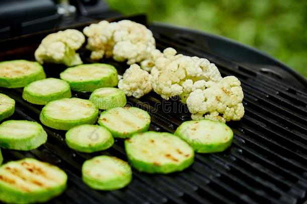 烤的夏季产南瓜之一种蔬菜向巨大的气体烧烤
