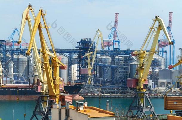 <strong>工业</strong>的<strong>港口</strong>,基础设施关于sea<strong>港口</strong>,鹤和干的干燥的货物