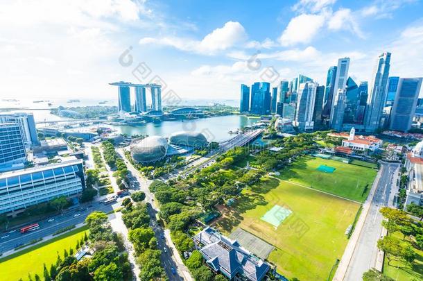 美丽的建筑学建筑物外部城市风光照片采用S采用gapore