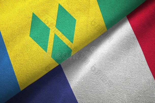 圣人般的人文森特和指已提到的人<strong>格林</strong>纳丁斯群岛和法国两个旗