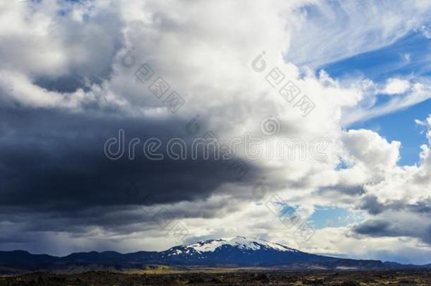 看法和火山采用冰岛