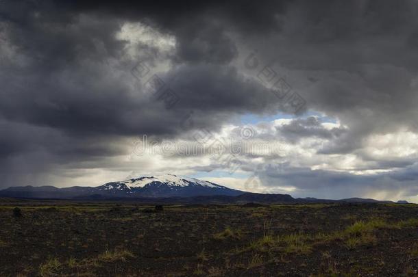 看法和火山采用冰岛