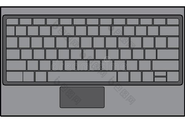 矢量隔离的便携式电脑键盘和计算机键盘