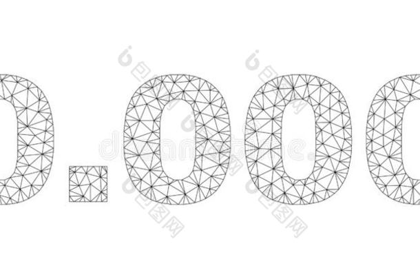 多角形的金属丝框架0.000文本标题