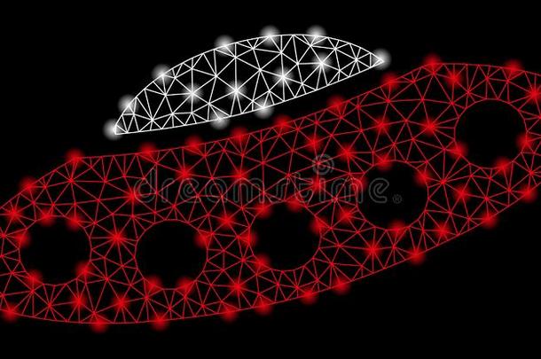 明亮的网孔尸体外国的访问者宇宙飞船和光地点
