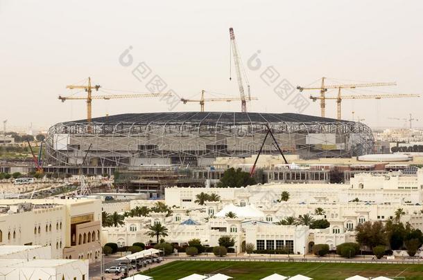 多哈,<strong>卡塔尔</strong>建筑物足球运动场