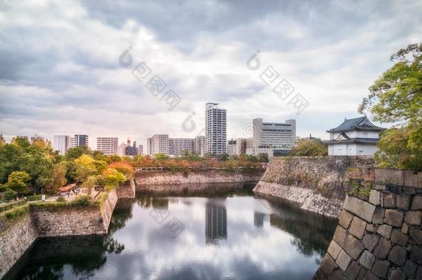反映采用指已提到的人水在<strong>大阪城堡公园</strong>Mo在和外墙