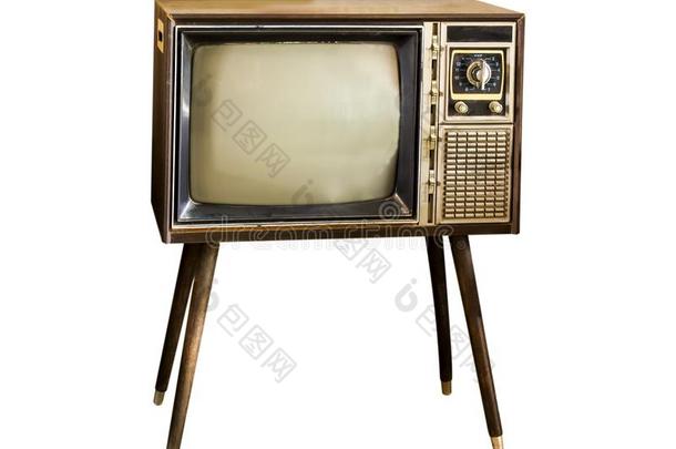 酿酒的电视,古老的television电视机,制动火箭科技,老的television电视机使隔离