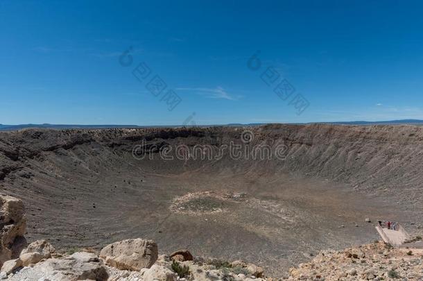 宏伟的流星火山口<strong>远景</strong>,北方的亚利桑那州