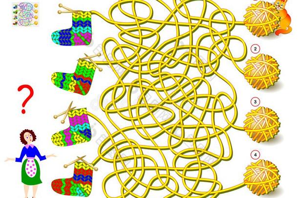 逻辑的使迷惑游戏和迷宫为孩子们和成年的人或动物.帮助