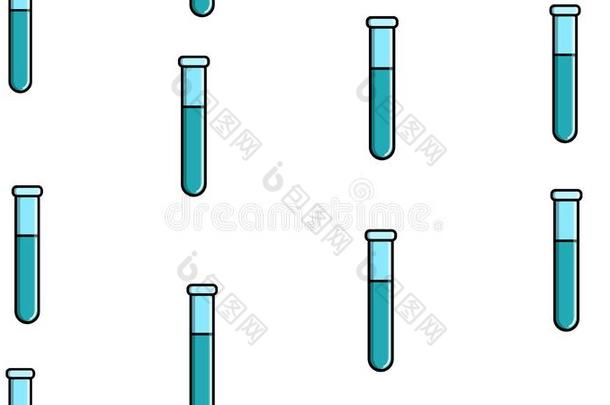 无缝的模式质地关于无尽的重复的长的蓝色医学的