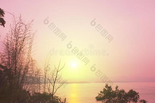 美丽的环境关于美丽的日落向库恩斯利那加林德