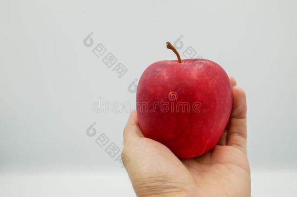 手佃户租种的土地新鲜的红色的苹果det.那个表现成果为日常饮食和英语字母表的第7个字母
